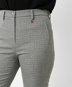 Meine beste Freundin Zip dames broek grijs