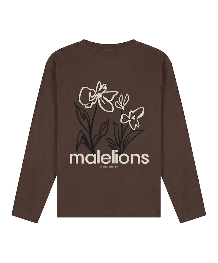 Jongens longsleeve bruin