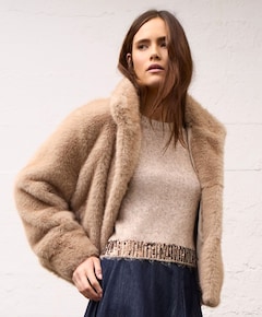 Dames trui beige