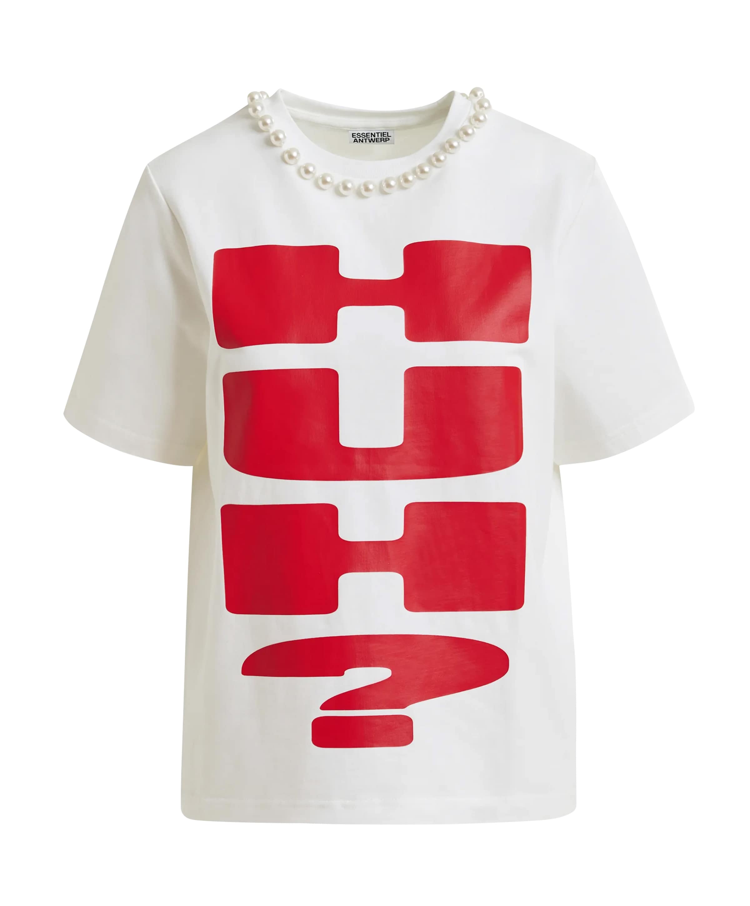 Dames t-shirt ecru