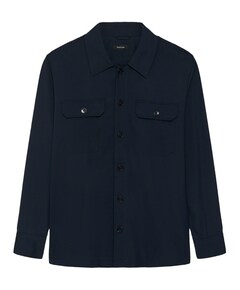 Heren overshirt blauw