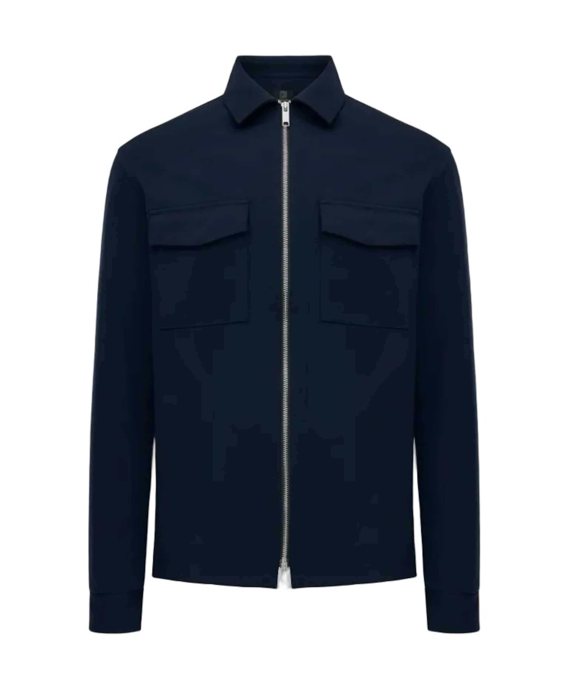 Heren overshirt blauw