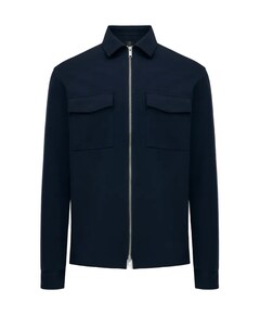 Heren overshirt blauw