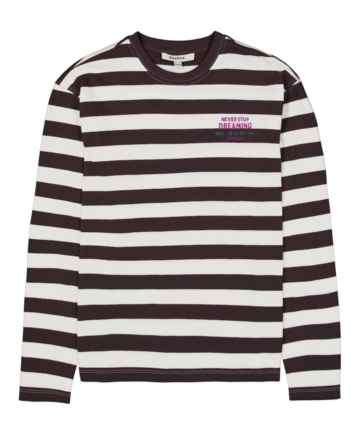 Meisjes longsleeve bruin
