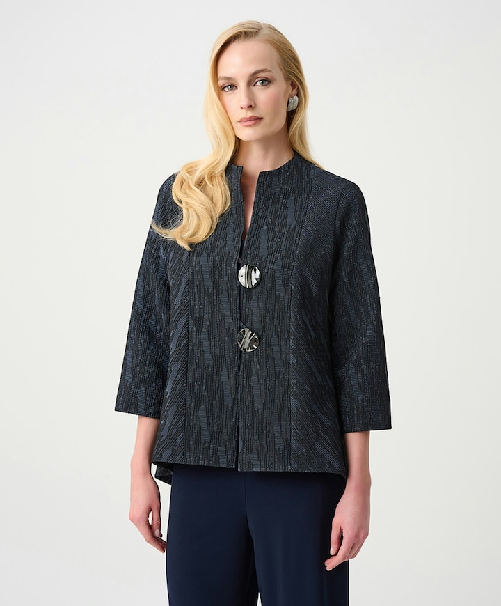 Dames jas blauw