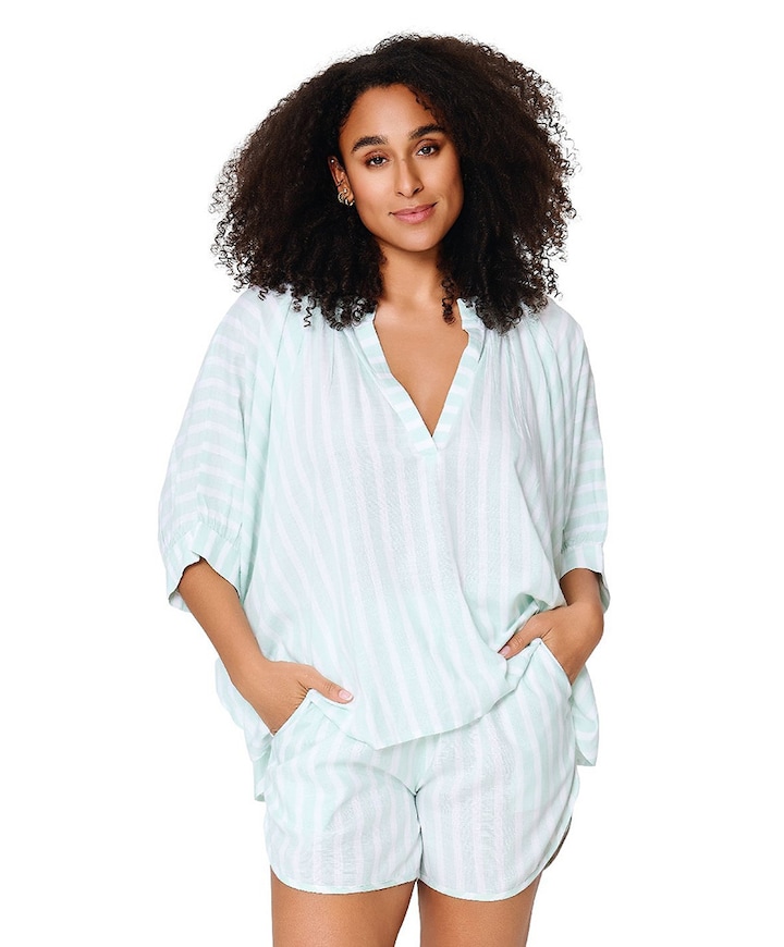 Dames shortama groen