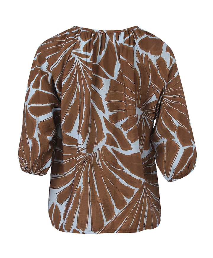 Dames blouse bruin