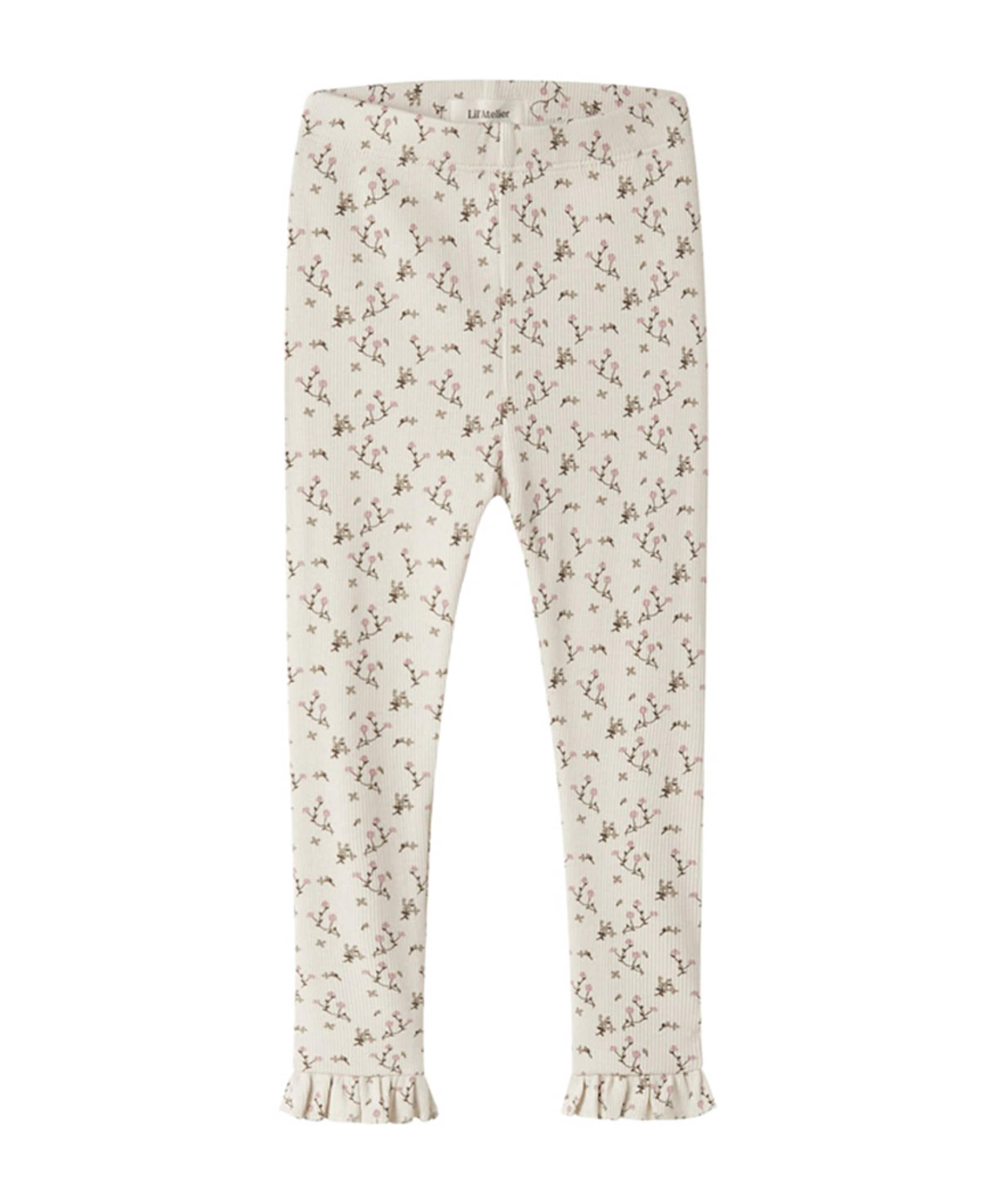 NMFLAGO MER SLIM LEGGINGS LIL meisjes broek ecru