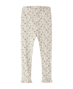 NMFLAGO MER SLIM LEGGINGS LIL meisjes broek ecru