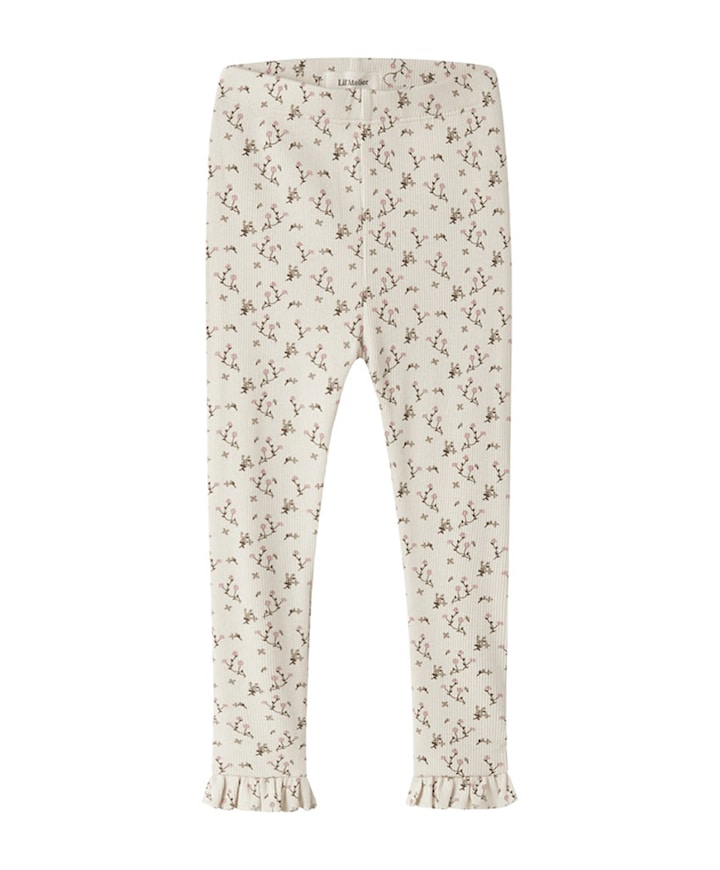 NMFLAGO MER SLIM LEGGINGS LIL meisjes broek ecru