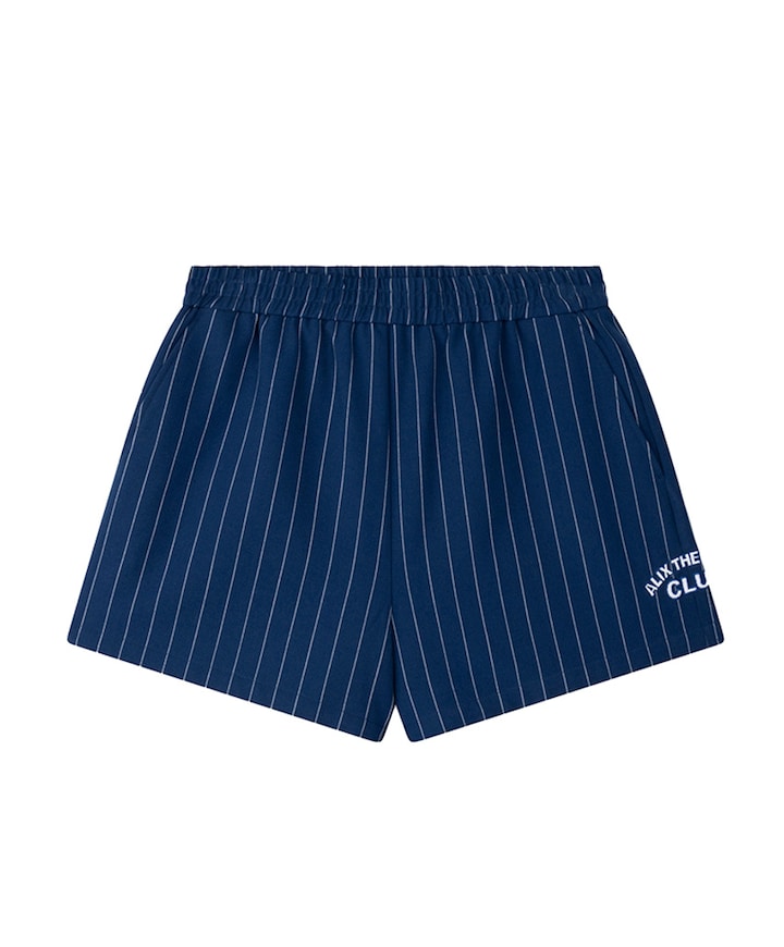 CLEAN STRIPED dames broek blauw