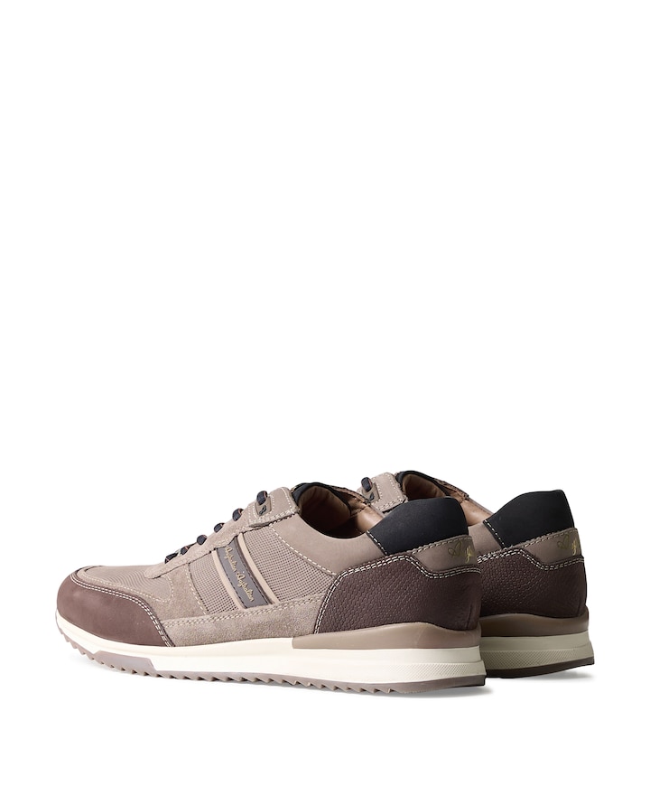 Filmon leather heren sneakers beige
