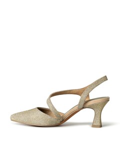 Women Sling dames slingbacks goud