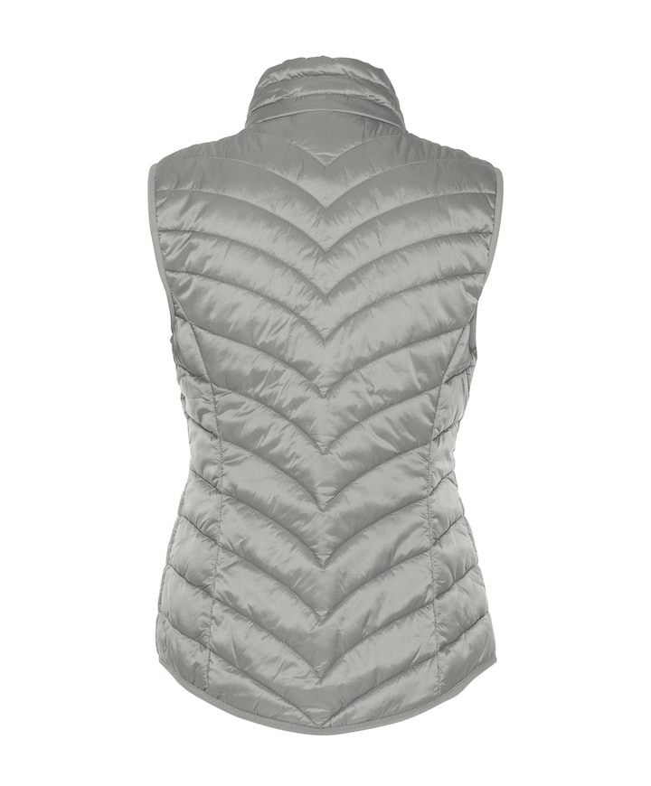 Dames bodywarmer grijs