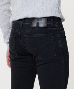 Nick Slim 5 Pocket jeans zwart