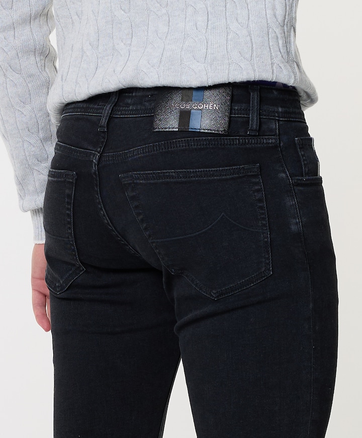 Nick Slim 5 Pocket jeans zwart