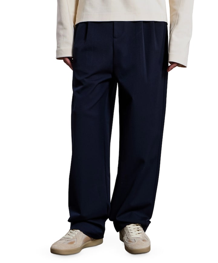 heren broek blauw