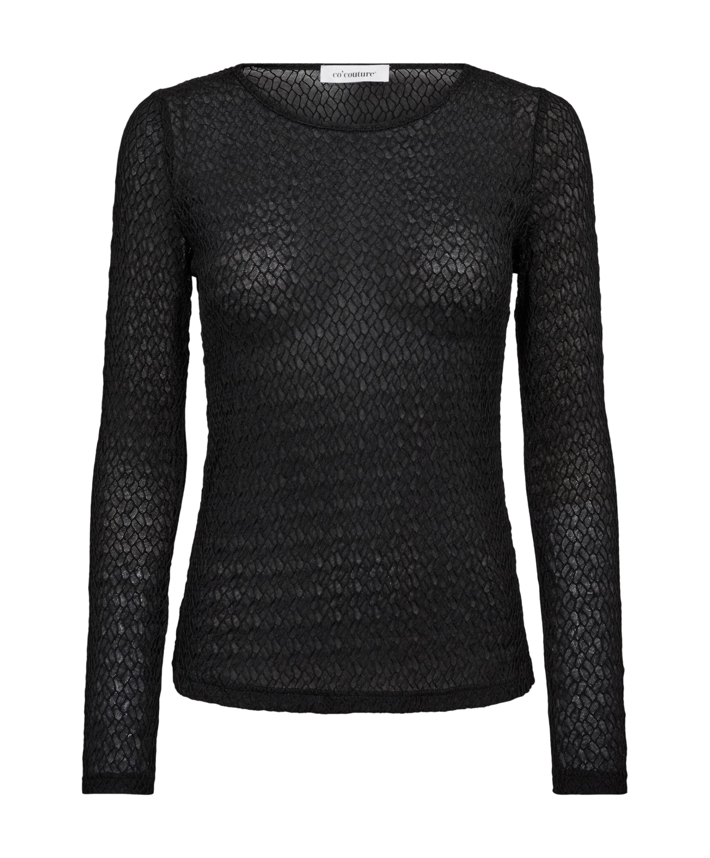 Dames longsleeve zwart