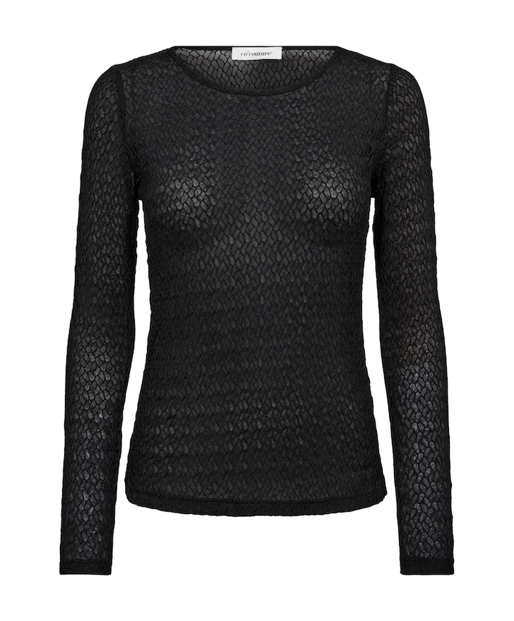 Dames longsleeve zwart