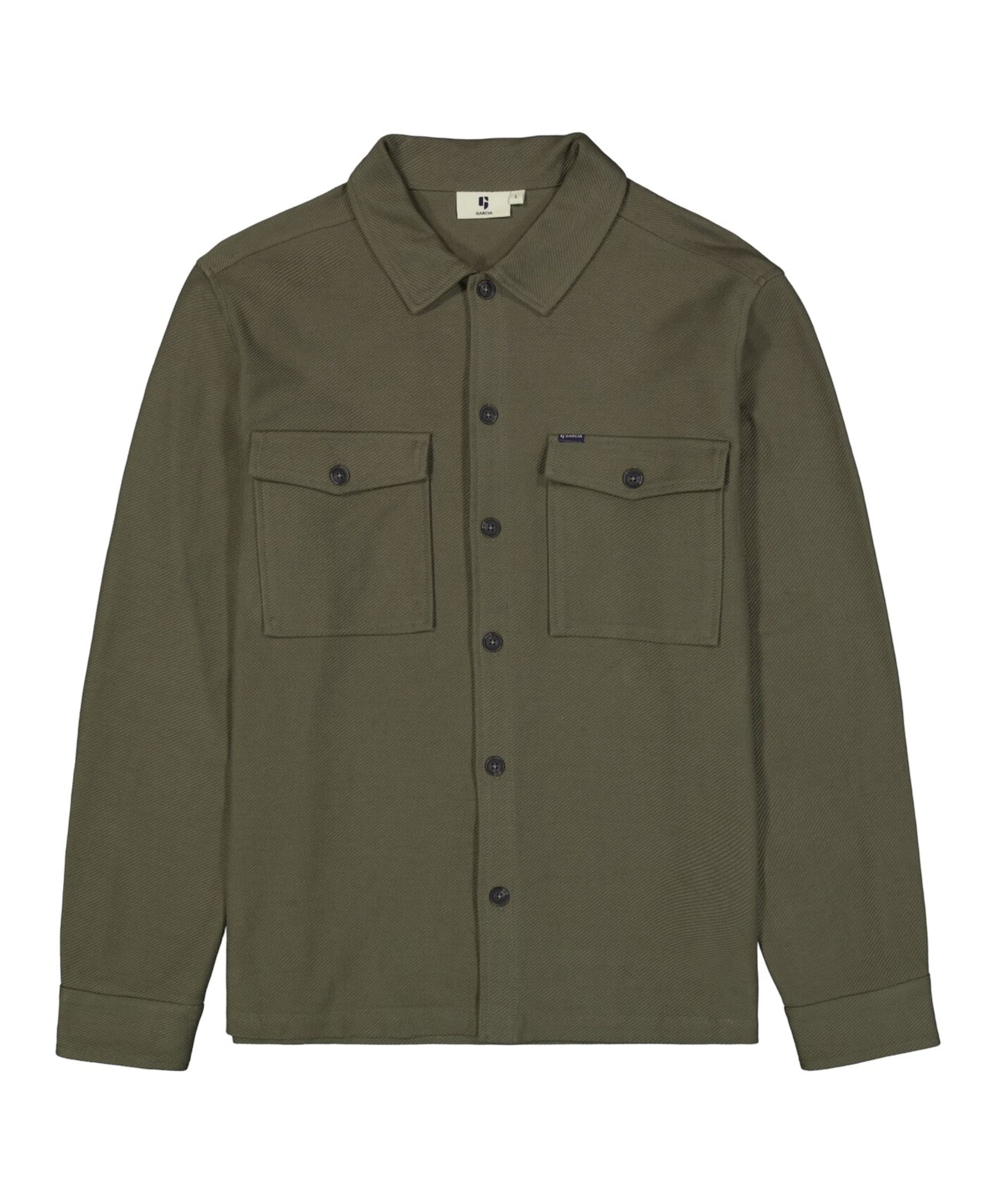 Heren overshirt groen
