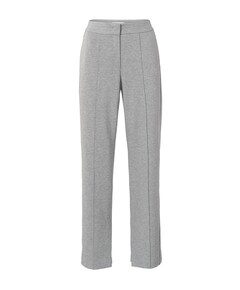 Soft melange tailored trousers grijs