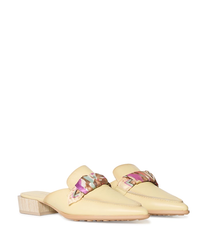 Turin dames clogs geel