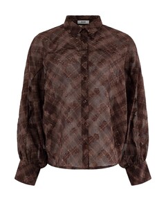 Dames blouse bruin