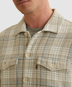 Heren overshirt beige