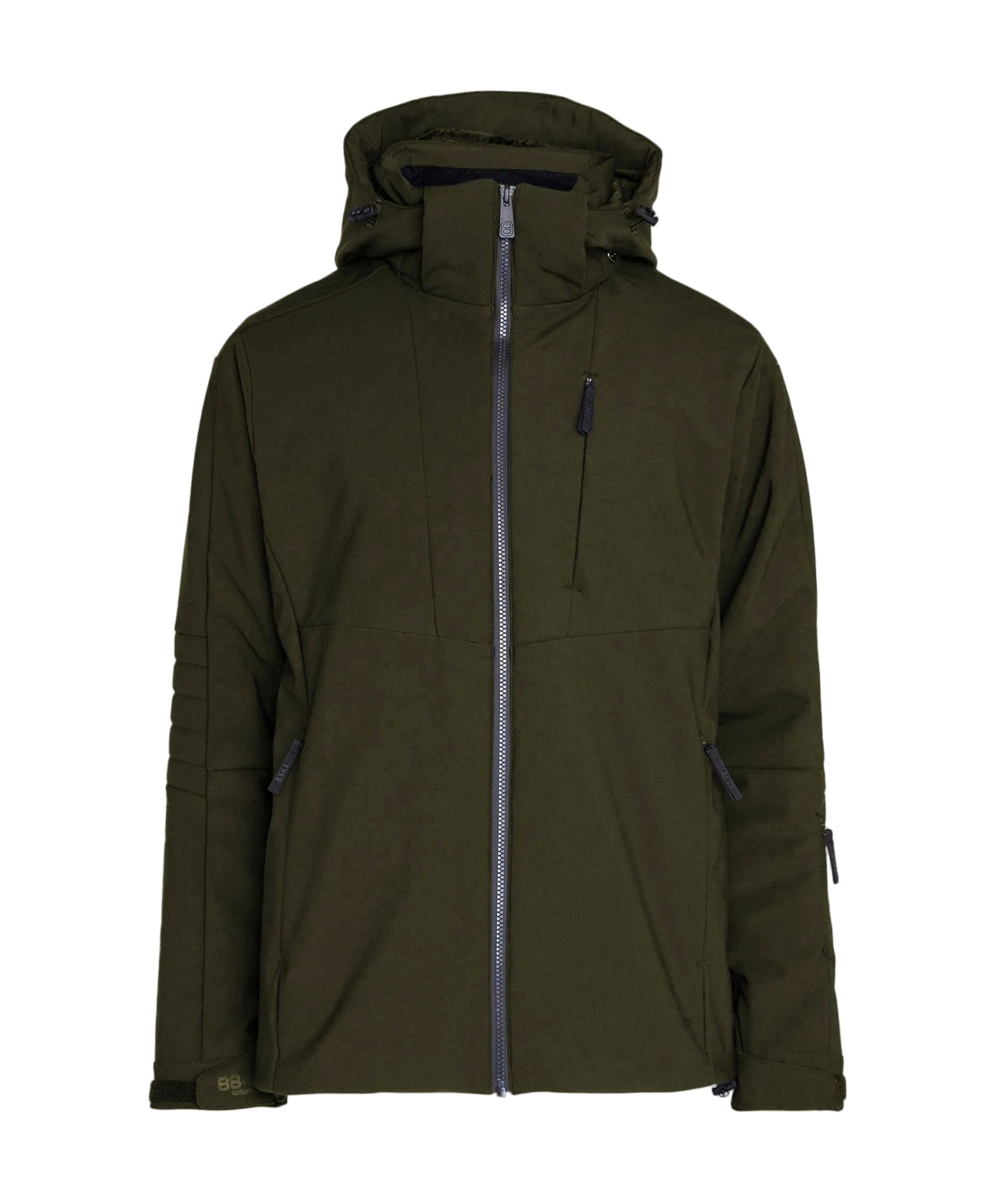 Heren ski-jas groen