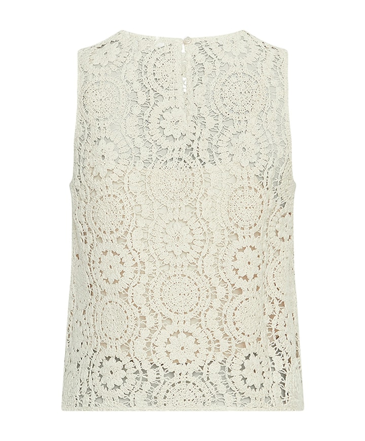 Dames top beige