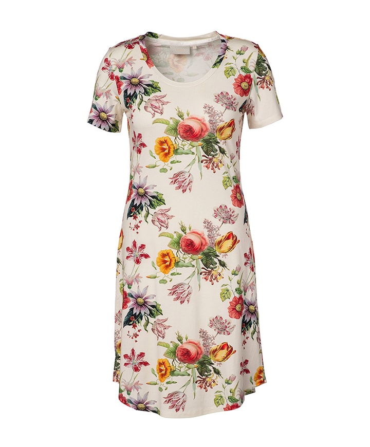 Dames nachthemd ecru