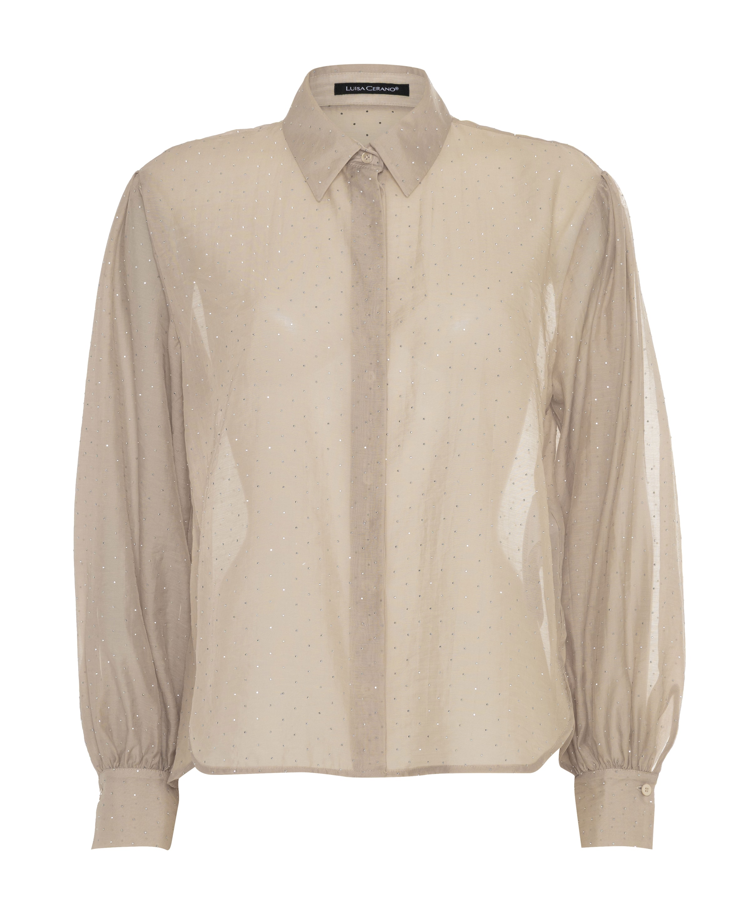 Dames blouse beige