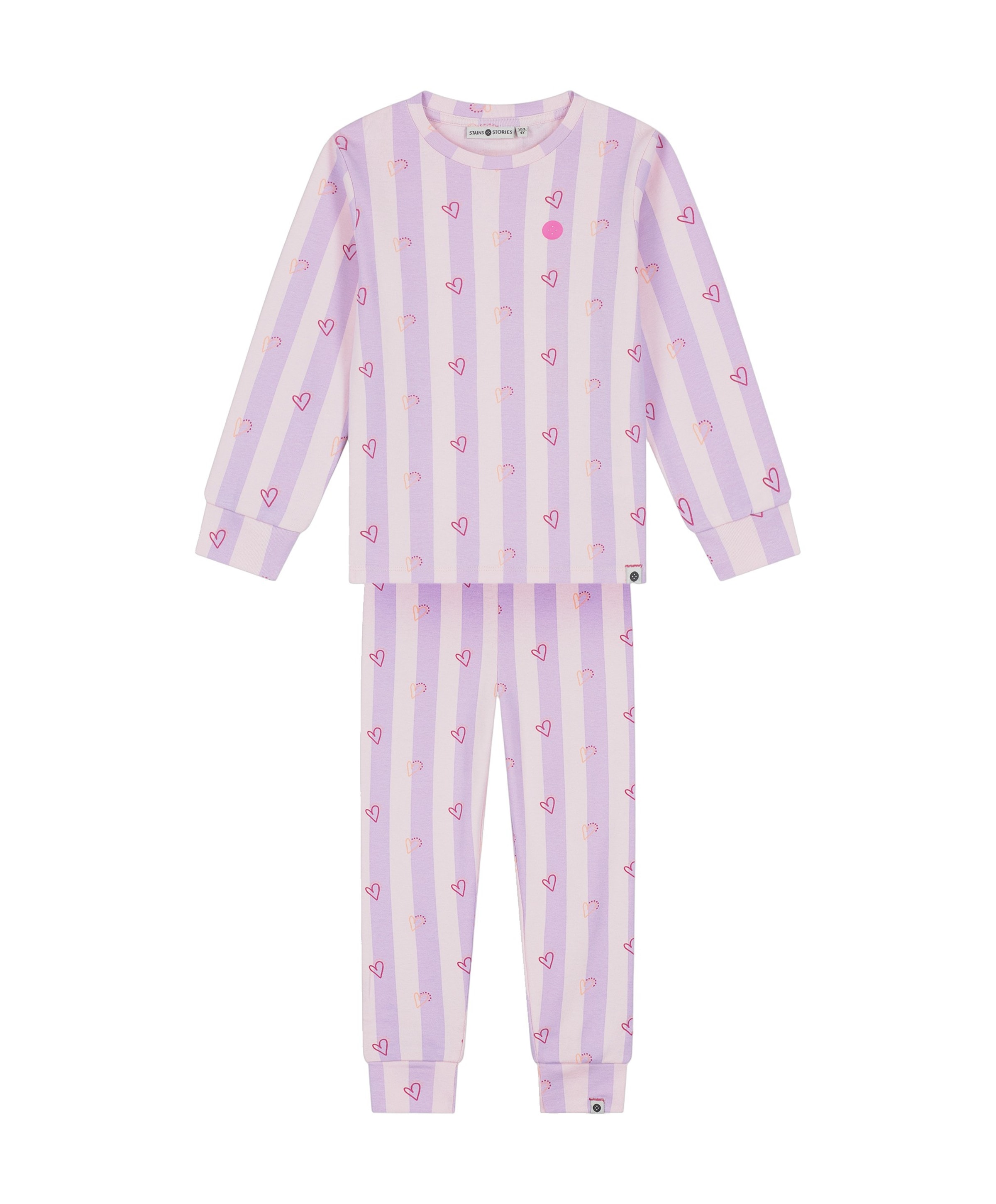 Meisjes pyjamaset roze