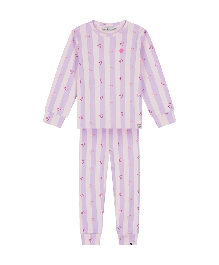 Meisjes pyjamaset roze