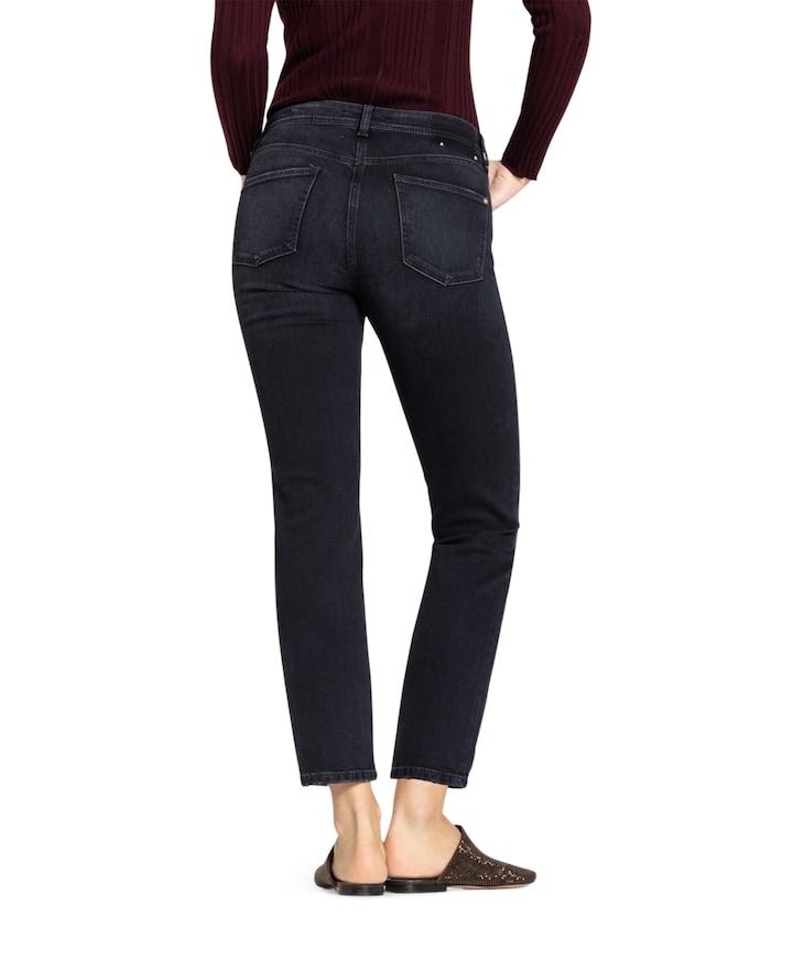 Piper cropped dames jeans blauw