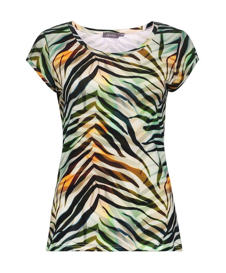 Dames T-shirt bruin
