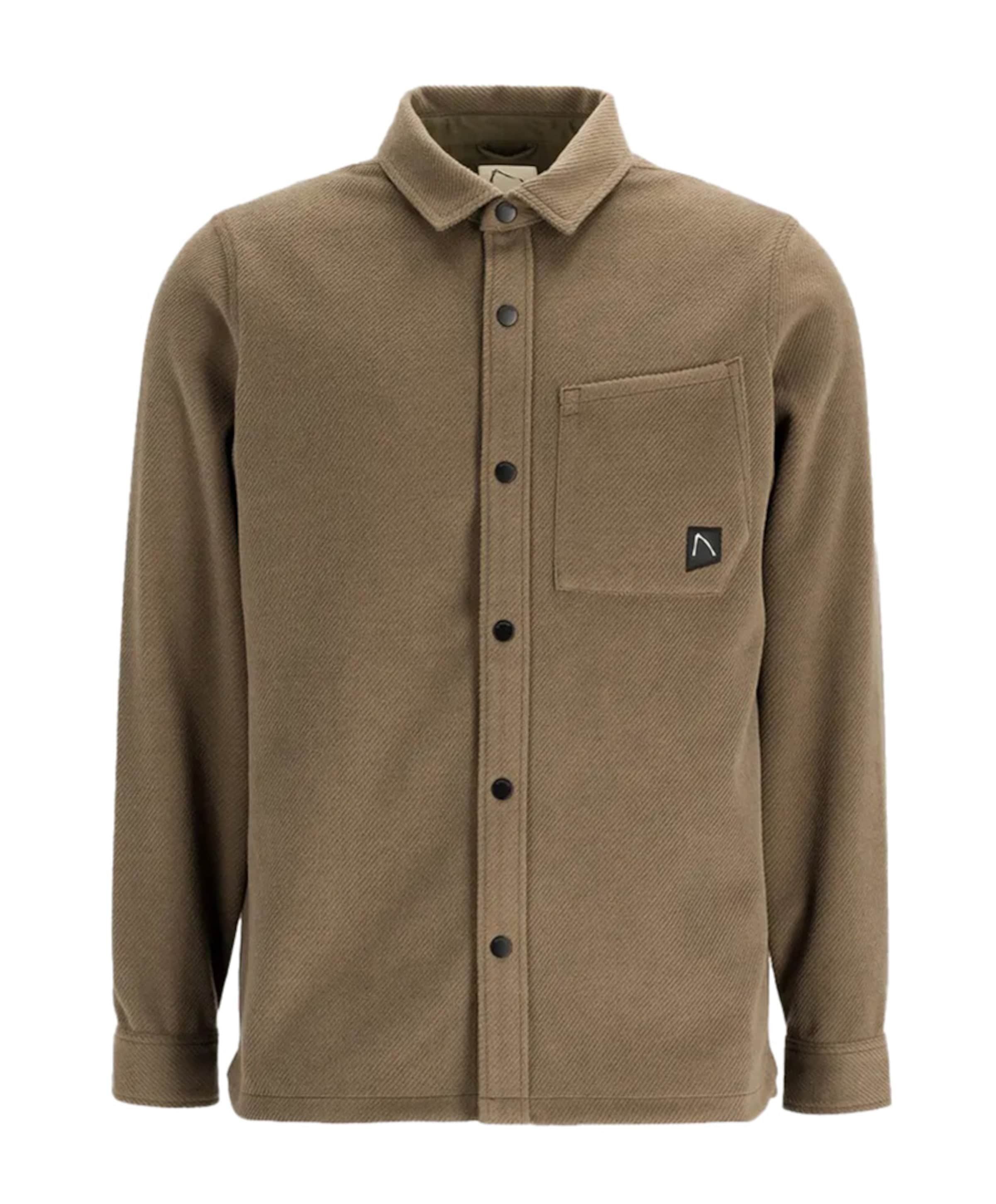 Overshirt bruin