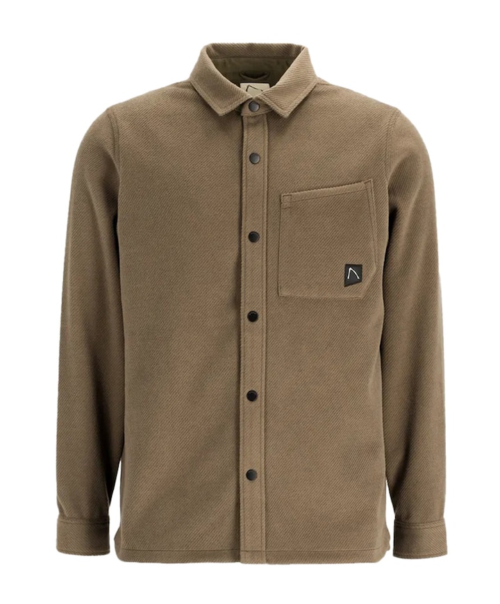 Overshirt bruin