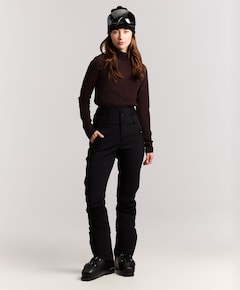 PRTHindon softshell dames skibroek zwart