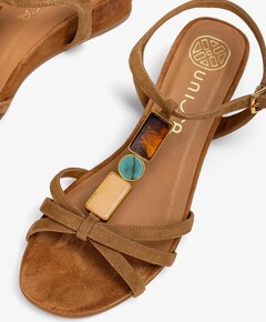 Bedel dames sandalen beige