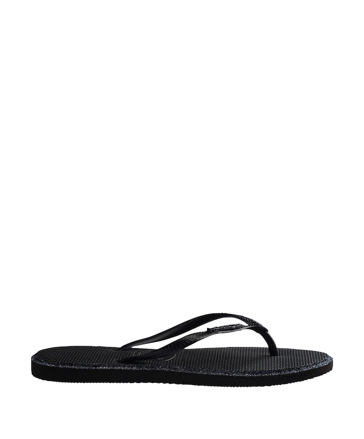 HAV. SLIM POINT dames slippers zwart