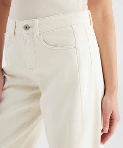 mid waist balloon jeans ecru