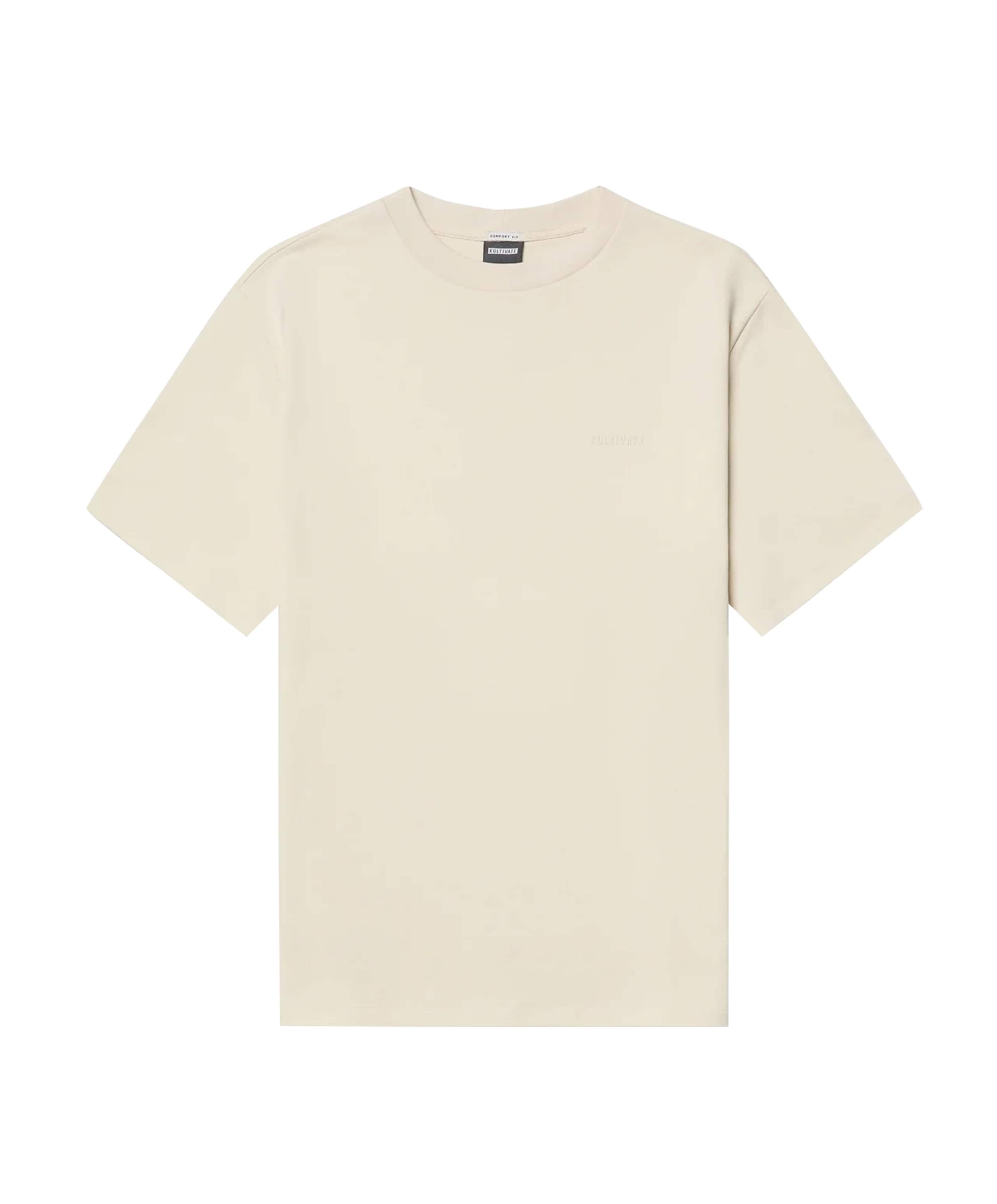 Heren T-shirt beige