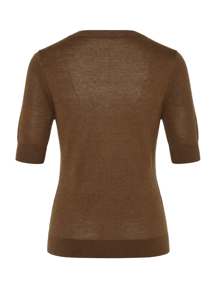Dames T-shirt bruin