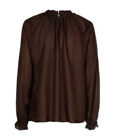 Dames blouse bruin