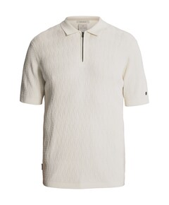 Heren polo ecru