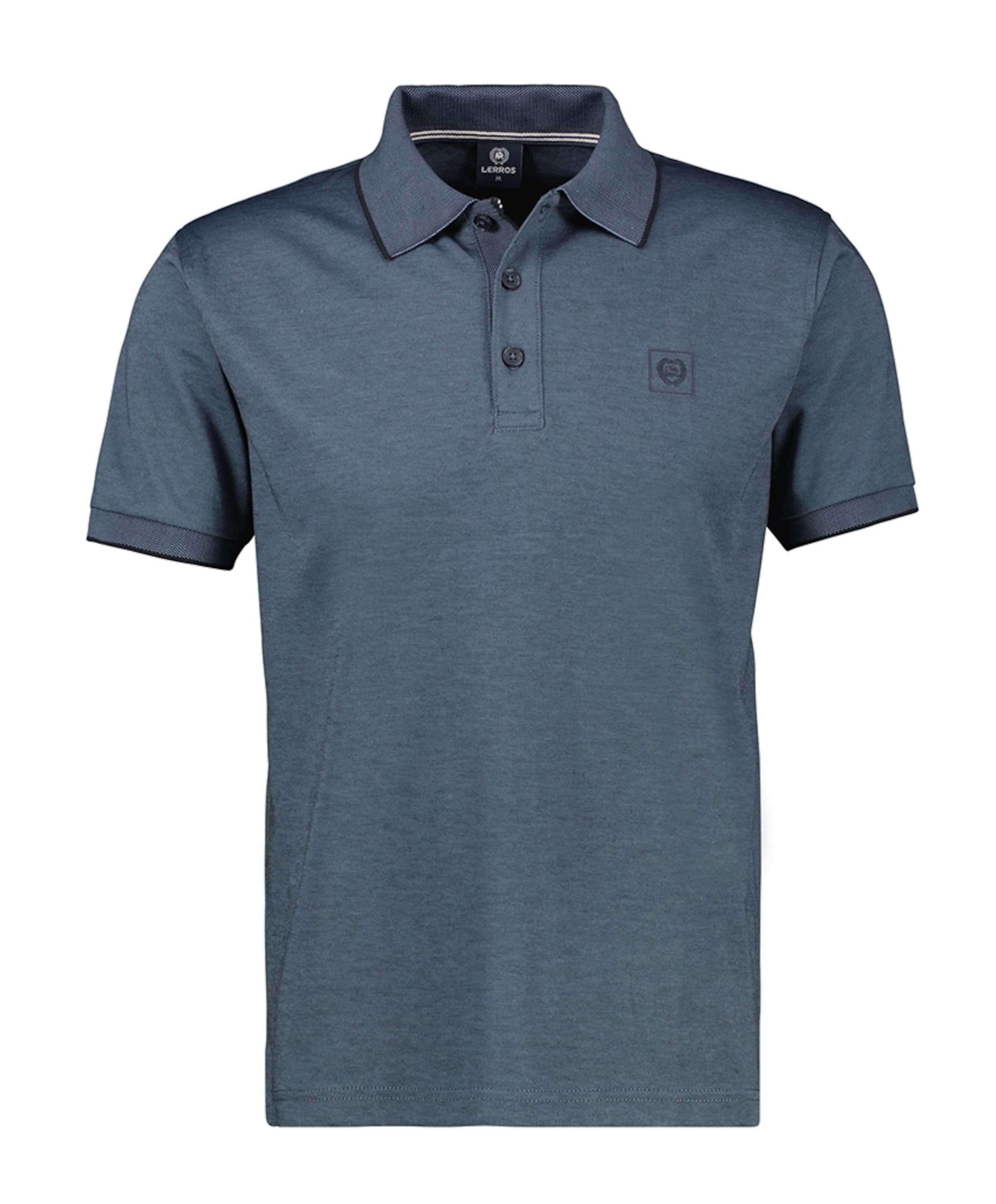 Heren polo blauw