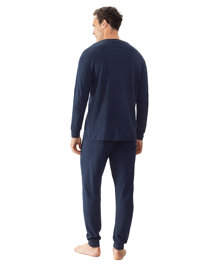 Heren pyjamaset blauw