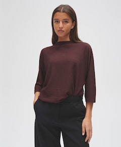 Dames longsleeve bordeaux