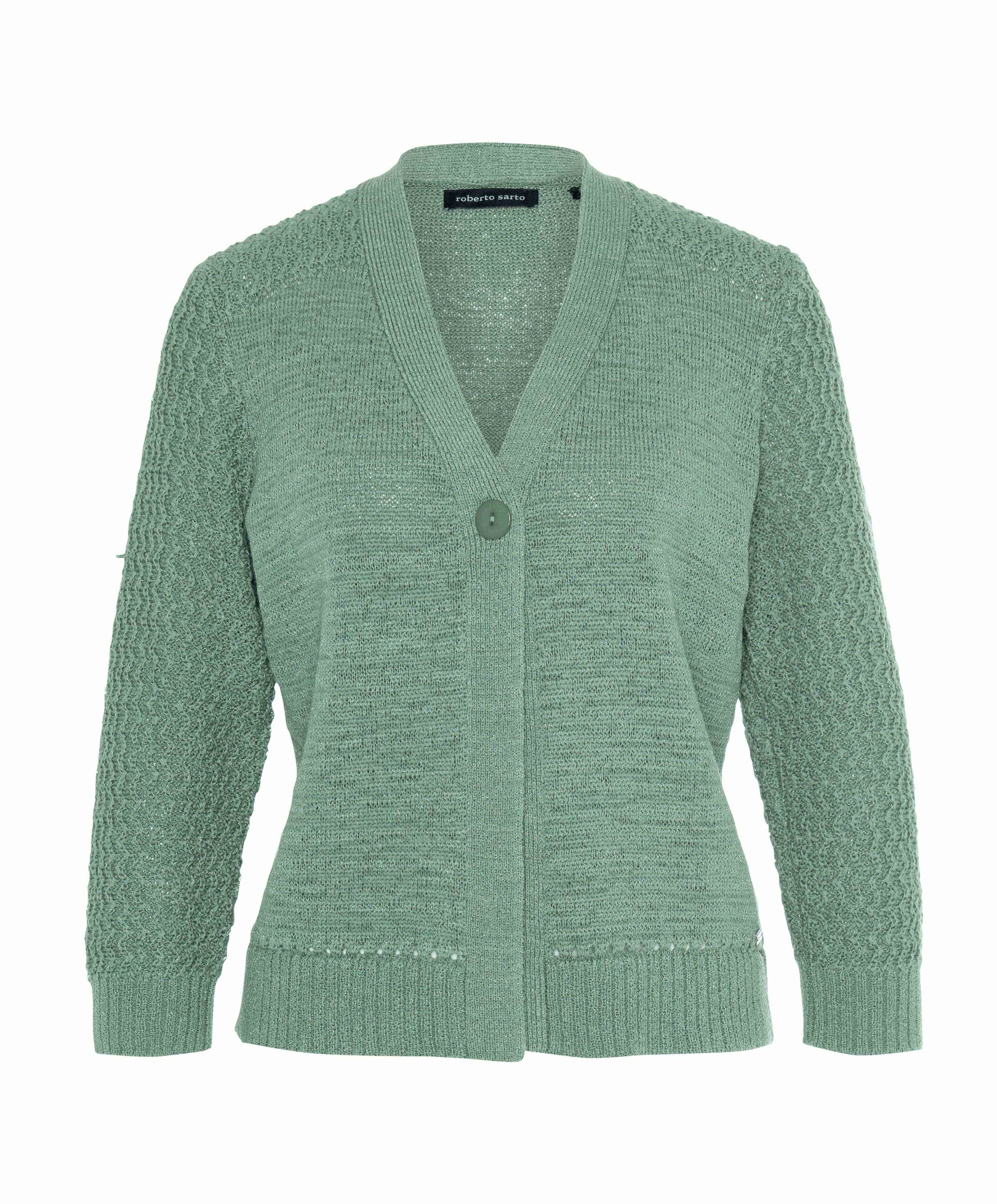 Dames vest groen
